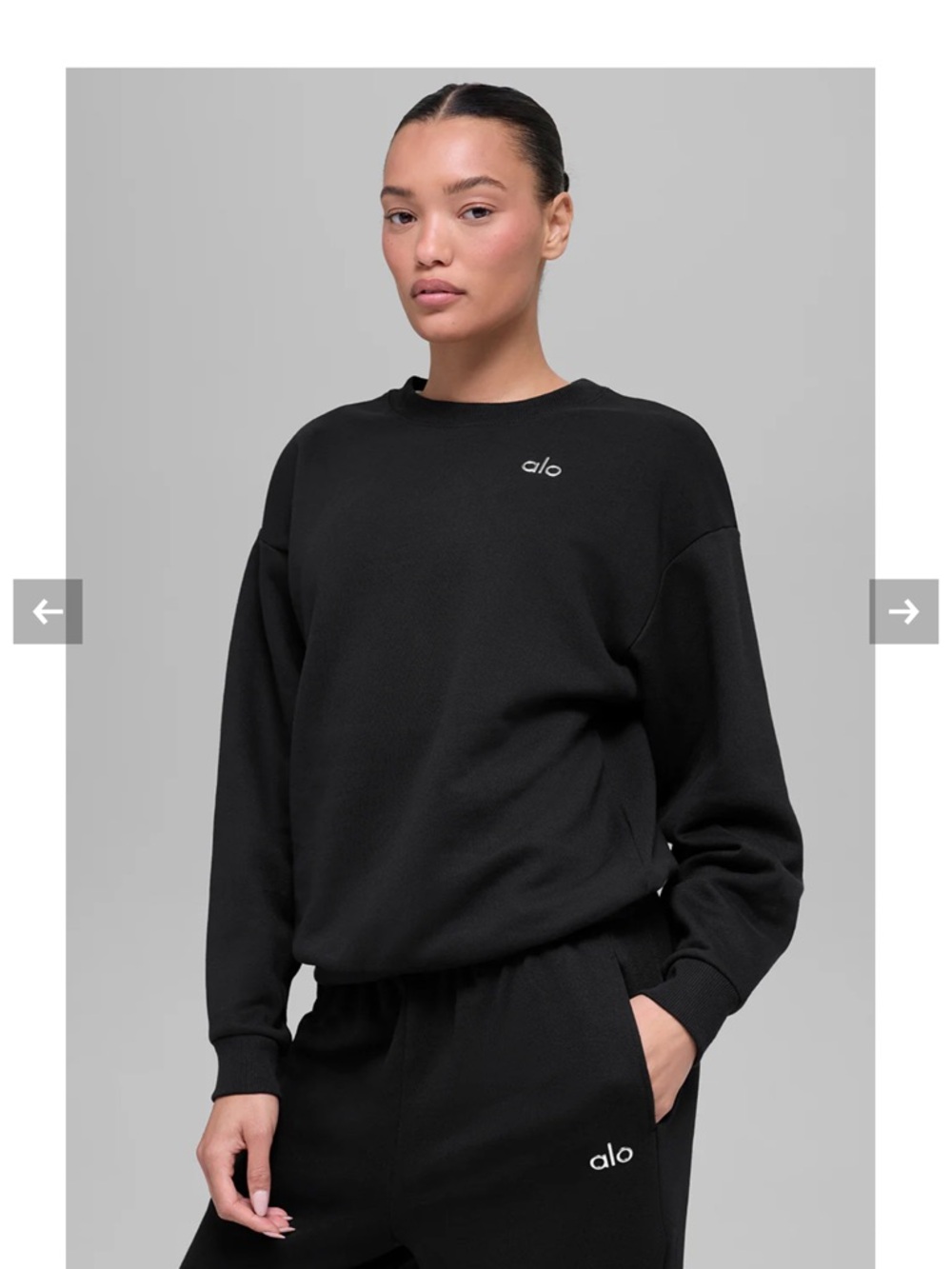 ALO accolade crew neck pullover - Picture 2 of 8